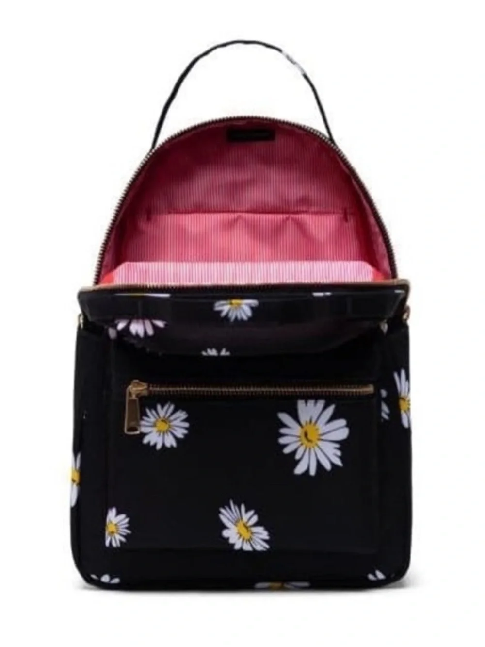 Herschel Nova Black Daisy Mini Backpack